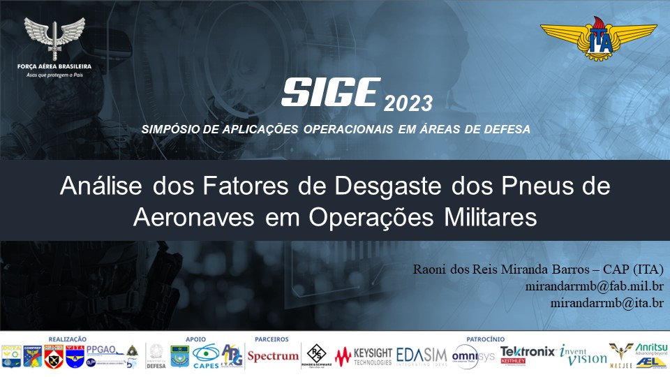 Análise dos Fatores de Desgaste dos Pneus de Aeronaves em Operações Militares