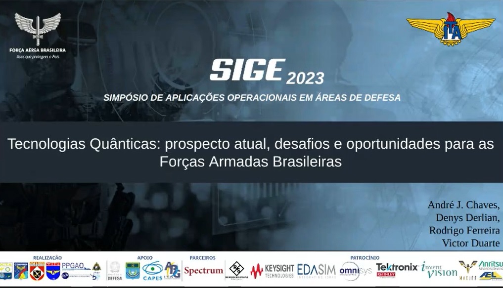 Tecnologias Quânticas: prospecto atual, desafios e oportunidades para as Forças Armadas Brasileiras