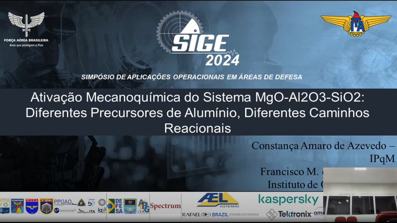 ATIVAÇÃO MECANOQUÍMICA DO SISTEMA MGO-AL2O3-SIO2: DIFERENTES PRECURSORES DE ALUMÍNIO, DIFERENTES CAMINHOS REACIONAIS