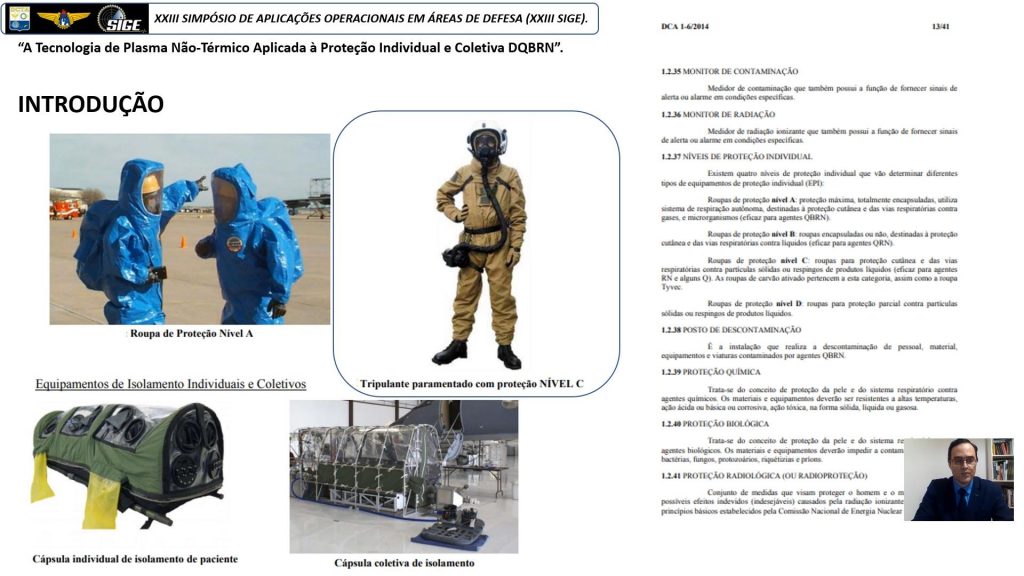 A Tecnologia de Plasma Não-Térmico Aplicada à Proteção Individual e Coletiva DQBRN
