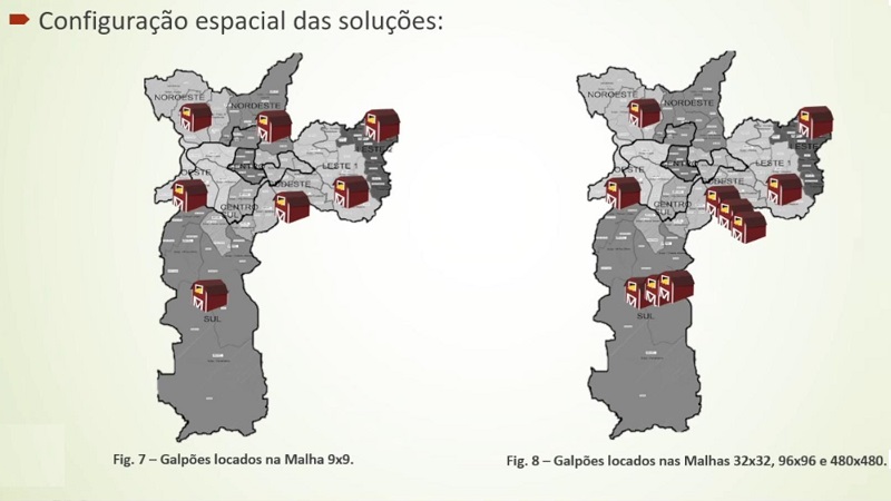 Problema de locação de facilidade para logísticas: comparação entre drones e motos